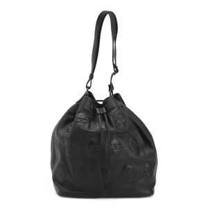 IO Pelle Embossed Skull Leather Bag